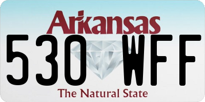 AR license plate 530WFF