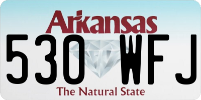 AR license plate 530WFJ