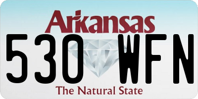 AR license plate 530WFN