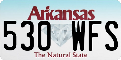 AR license plate 530WFS