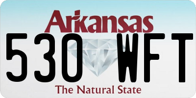 AR license plate 530WFT