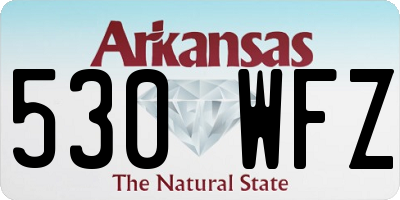 AR license plate 530WFZ