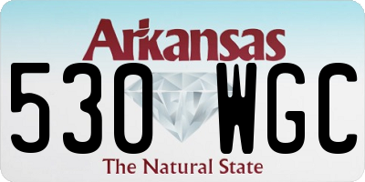 AR license plate 530WGC