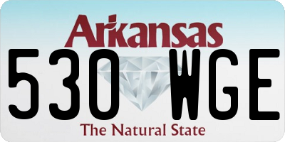 AR license plate 530WGE