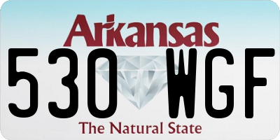 AR license plate 530WGF