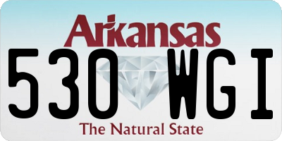 AR license plate 530WGI