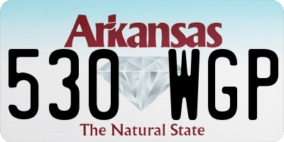 AR license plate 530WGP