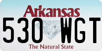 AR license plate 530WGT