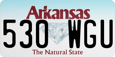 AR license plate 530WGU