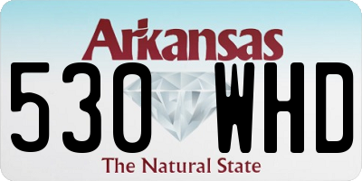 AR license plate 530WHD