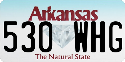 AR license plate 530WHG