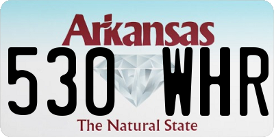 AR license plate 530WHR