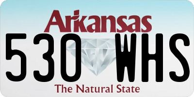 AR license plate 530WHS