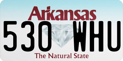 AR license plate 530WHU