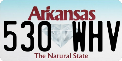 AR license plate 530WHV