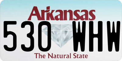 AR license plate 530WHW