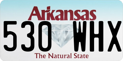 AR license plate 530WHX