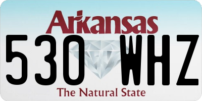AR license plate 530WHZ