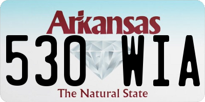 AR license plate 530WIA