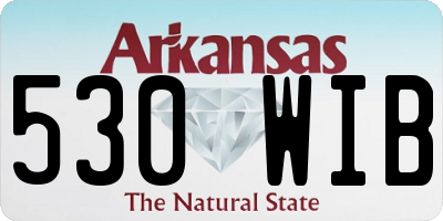 AR license plate 530WIB