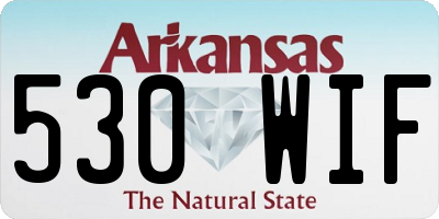 AR license plate 530WIF
