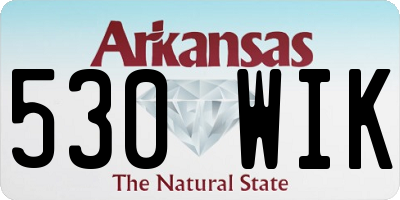 AR license plate 530WIK