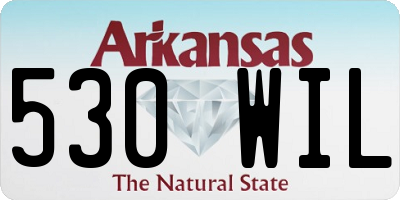 AR license plate 530WIL