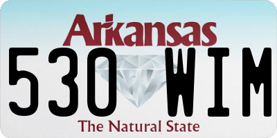 AR license plate 530WIM