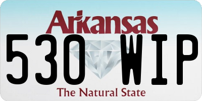 AR license plate 530WIP