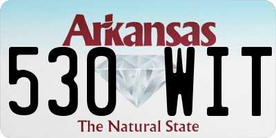 AR license plate 530WIT