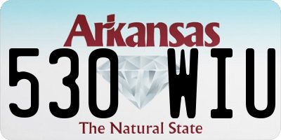 AR license plate 530WIU