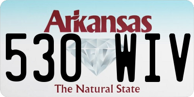 AR license plate 530WIV