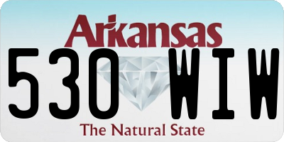 AR license plate 530WIW