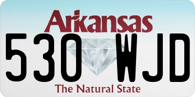 AR license plate 530WJD