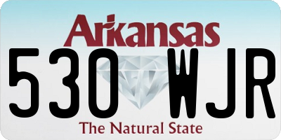 AR license plate 530WJR
