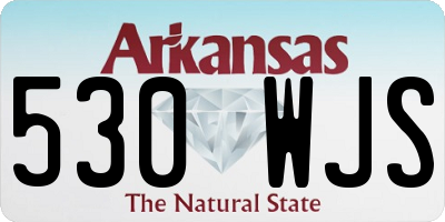 AR license plate 530WJS