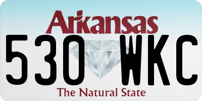 AR license plate 530WKC