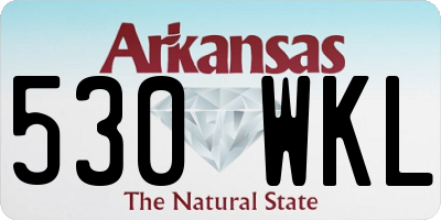 AR license plate 530WKL