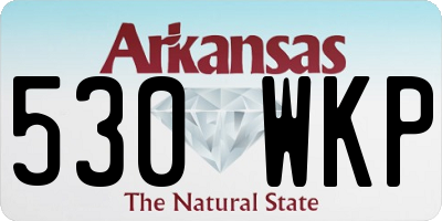 AR license plate 530WKP