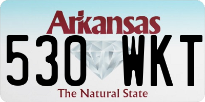 AR license plate 530WKT