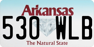 AR license plate 530WLB