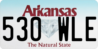 AR license plate 530WLE