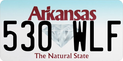 AR license plate 530WLF
