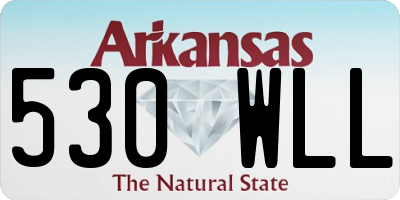 AR license plate 530WLL