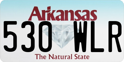 AR license plate 530WLR