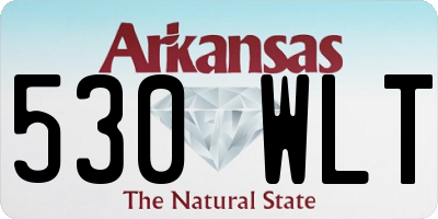 AR license plate 530WLT