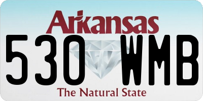 AR license plate 530WMB