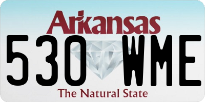 AR license plate 530WME