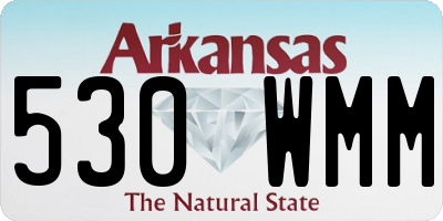 AR license plate 530WMM