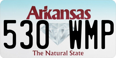 AR license plate 530WMP